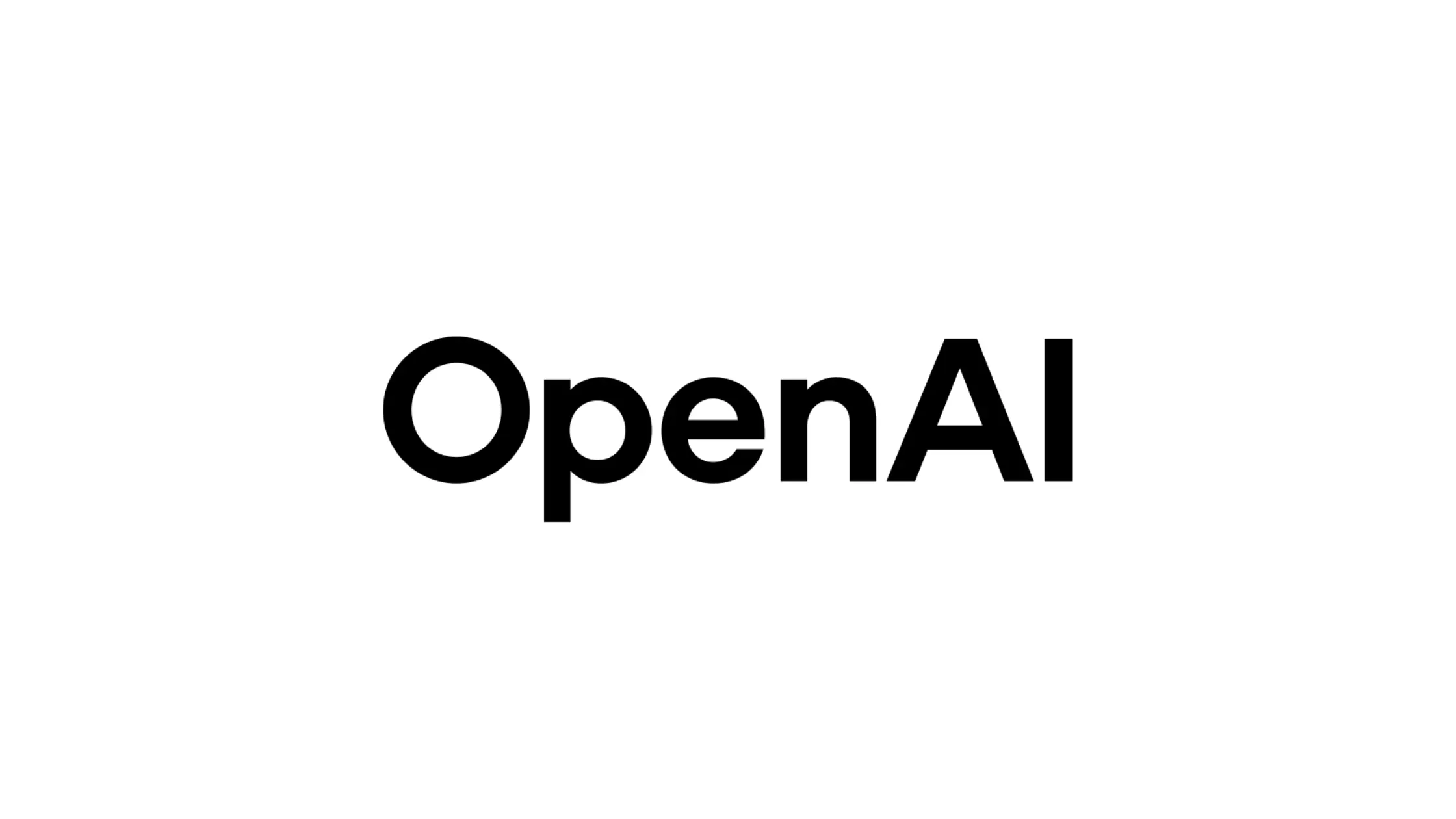 openai logo black