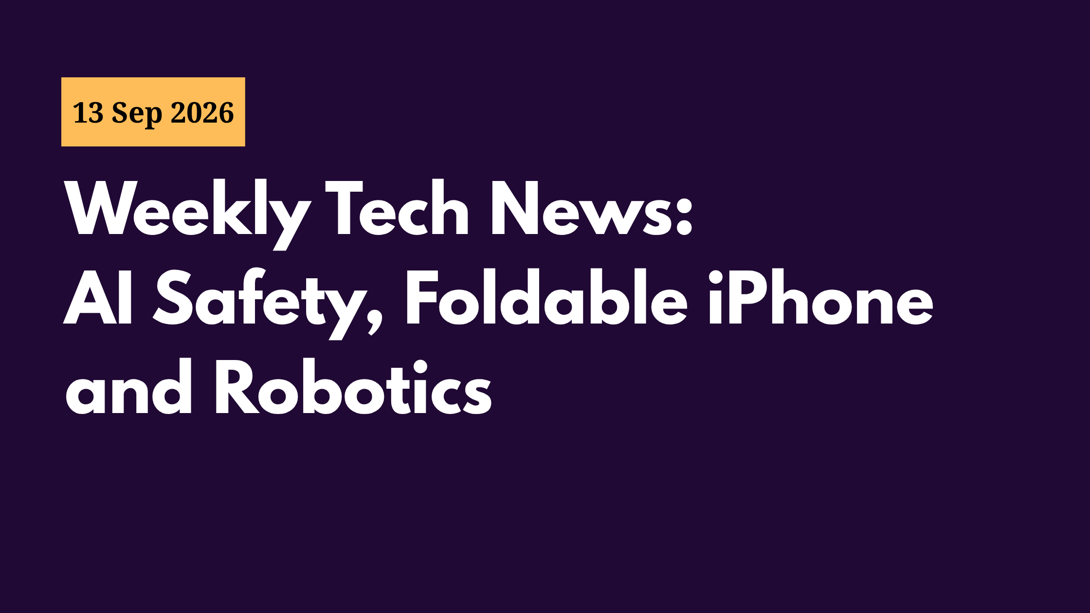weekly tech news 13 Sep